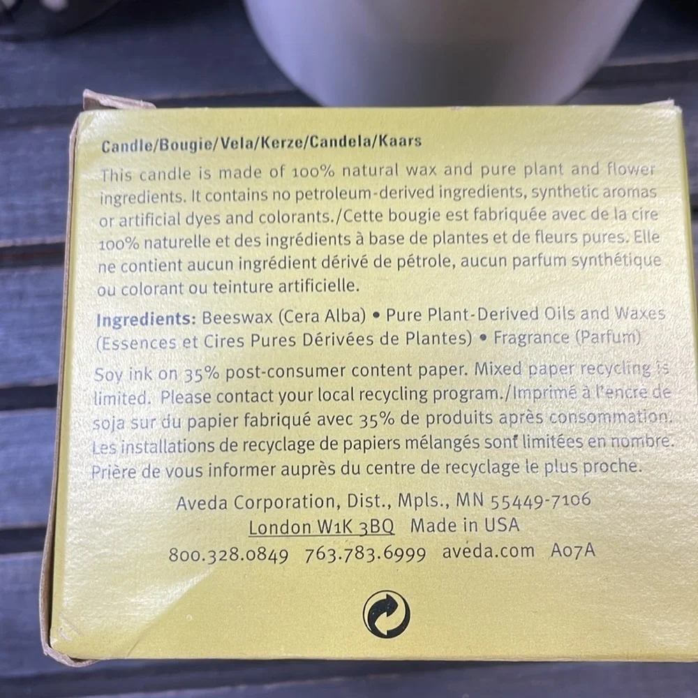 NEW RARE AVEDA VALENCIA Candle - Discontinued. late 90’s early 00​​ - Picture 3 of 6